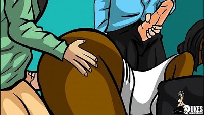 סטודענטן האָבן געשלעכט מיט שוואַרץ לערער נאָך שולע